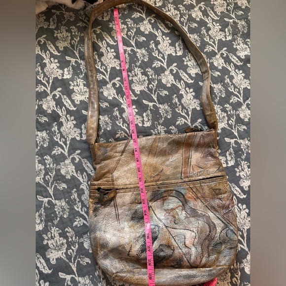 Vintage leather Jane Yoo Painted bag - Picture 8 of 12